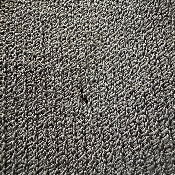 ST John Scalloped Trim Knitted Jacket Womens SZ MD Black Red Holiday - Picture 10 of 10